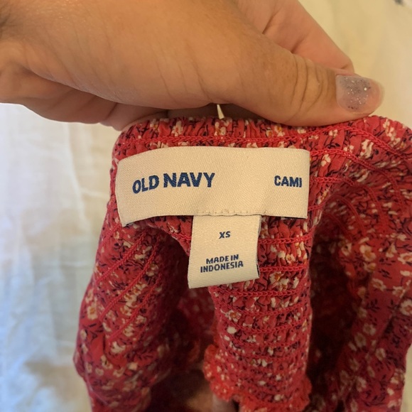 Pink old navy floral cami dress - Picture 3 of 5